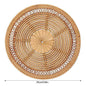 Handwoven Round Rattan Wall Decoration