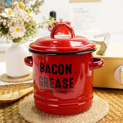 Ceramic Bacon Grease Container
