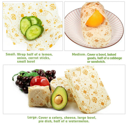 6pcs Beeswax Food Wraps
