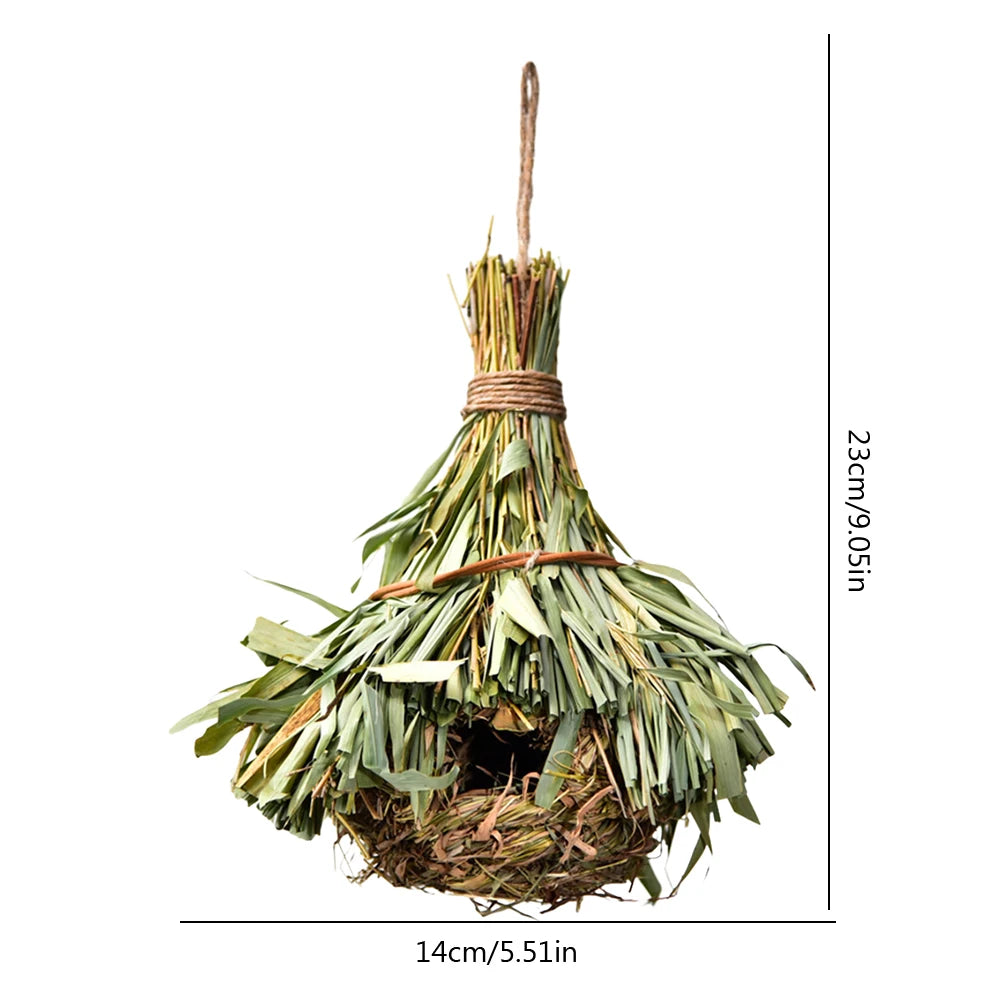 Natural Hanging Grass Bird House