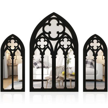 3 Gothic Mirrors Wall Decor