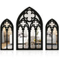 3 Gothic Mirrors Wall Decor