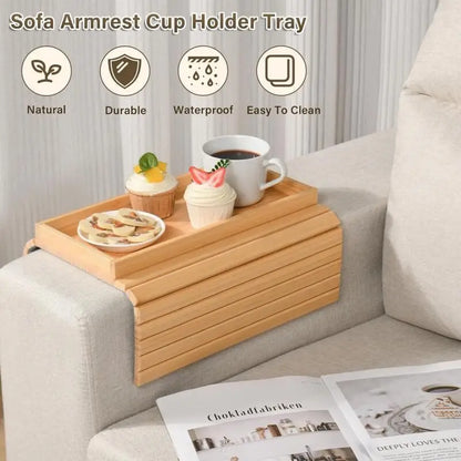 Bamboo Sofa Arm Tray