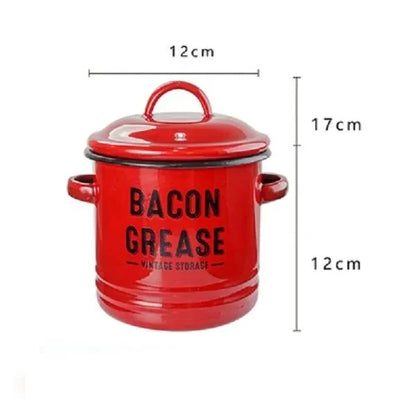Ceramic Bacon Grease Container