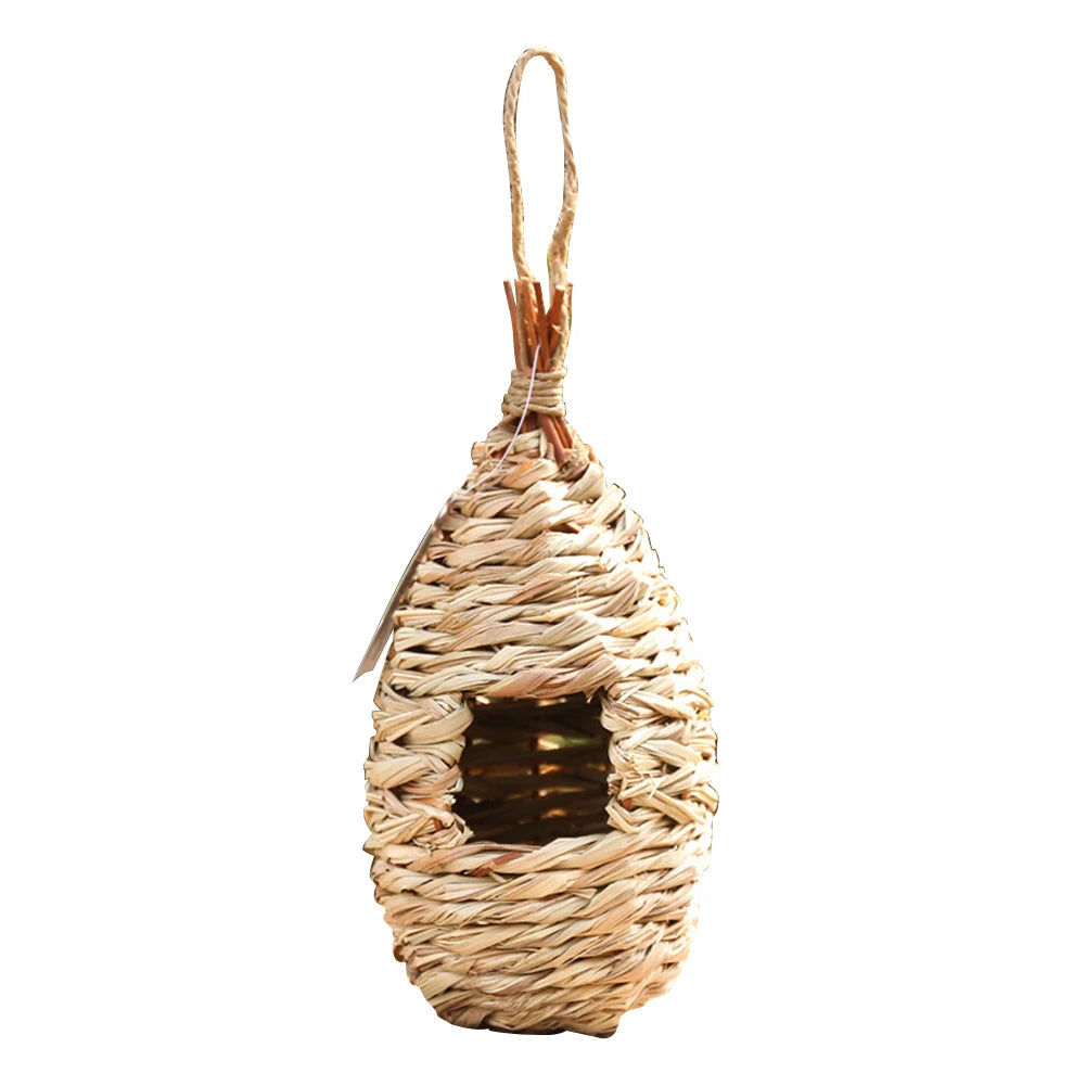 Natural Hanging Grass Bird House