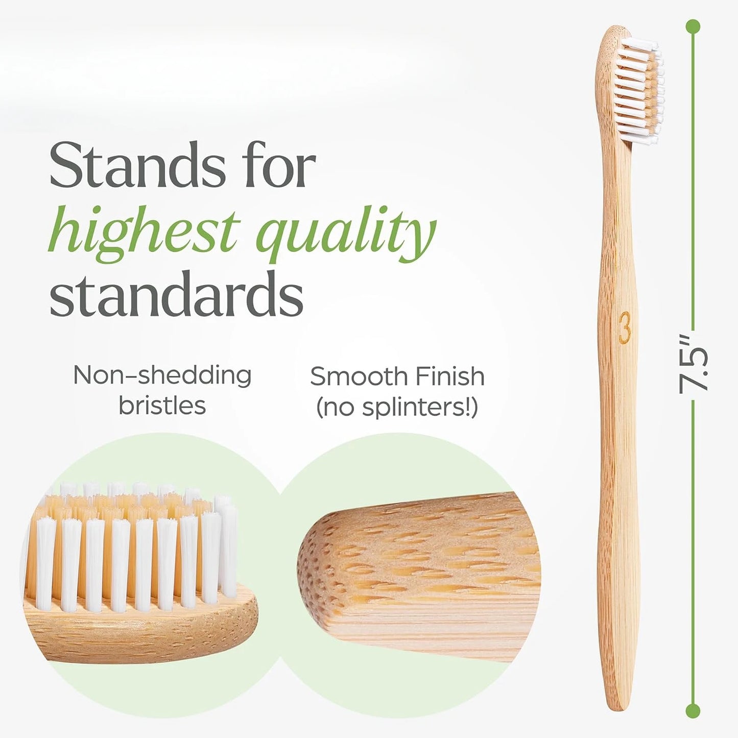 Bamboo Toothbrush 10 Packs