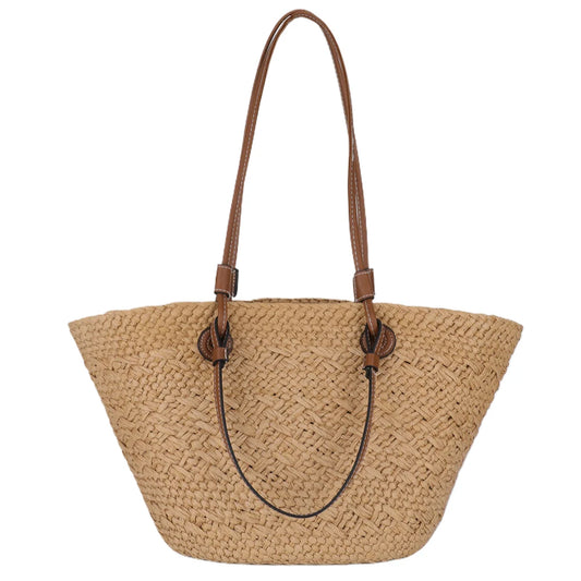 Straw Woven Tote Bag