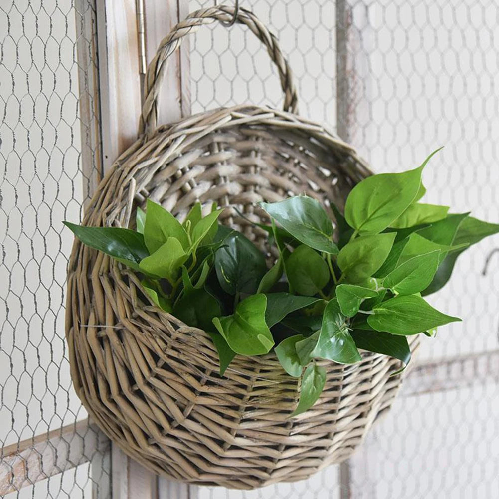 Hanging Wicker Baskets