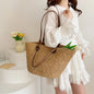 Straw Woven Tote Bag