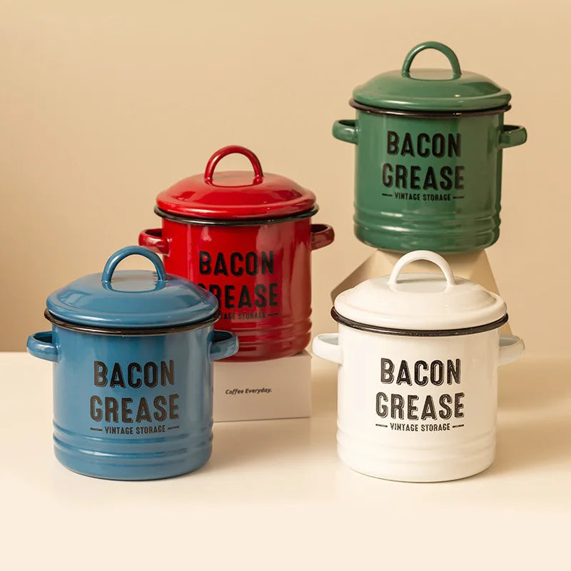Ceramic Bacon Grease Container