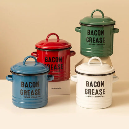 Ceramic Bacon Grease Container