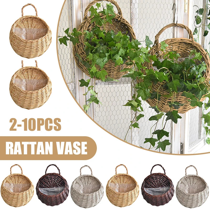 Hanging Wicker Baskets