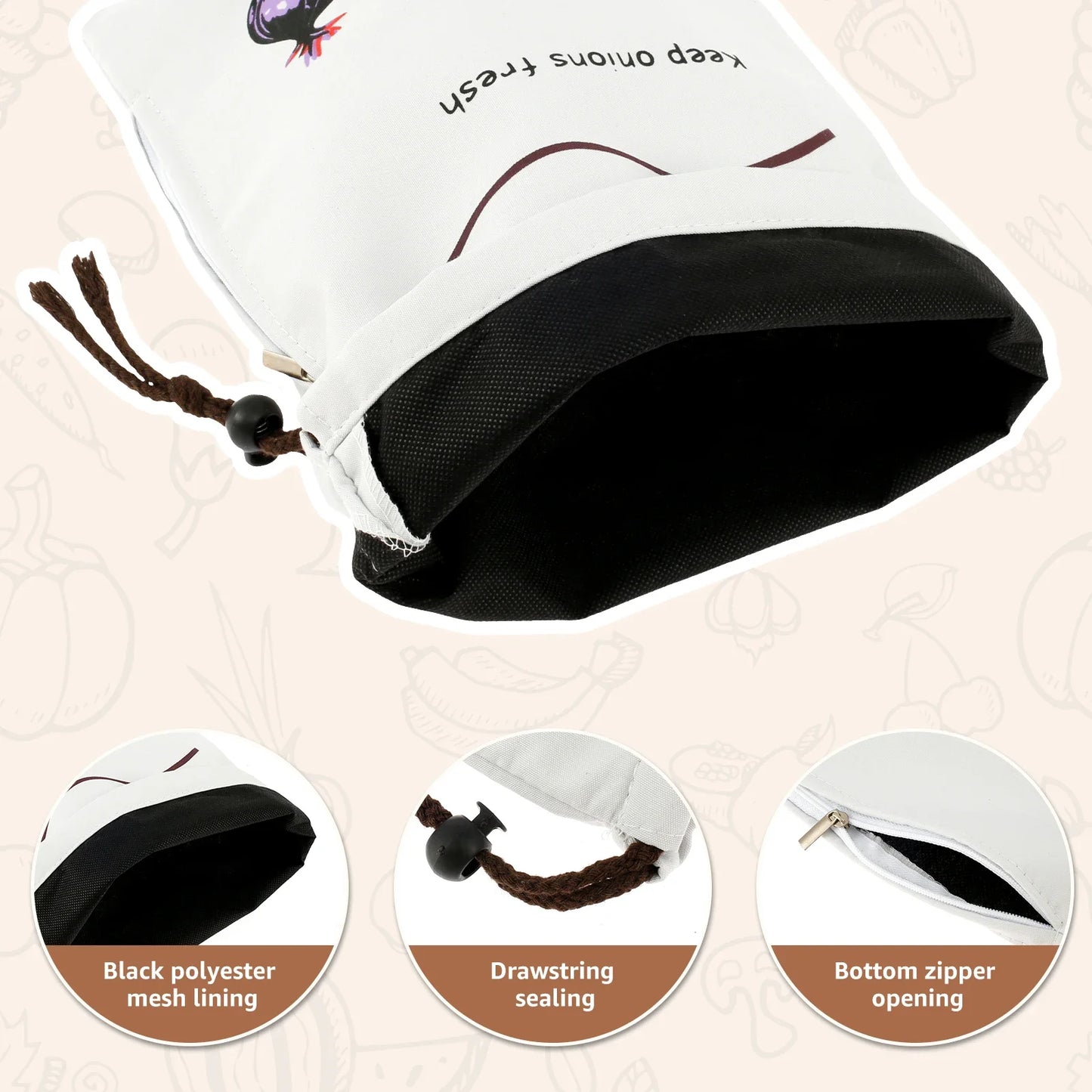 Potato Onion Storage Bag