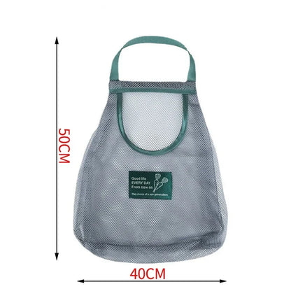 1PC Reusable Kitchen Hanging Mesh Bag