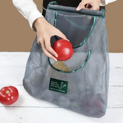 1PC Reusable Kitchen Hanging Mesh Bag