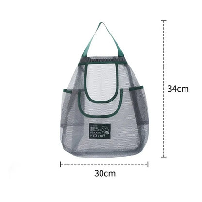 1PC Reusable Kitchen Hanging Mesh Bag